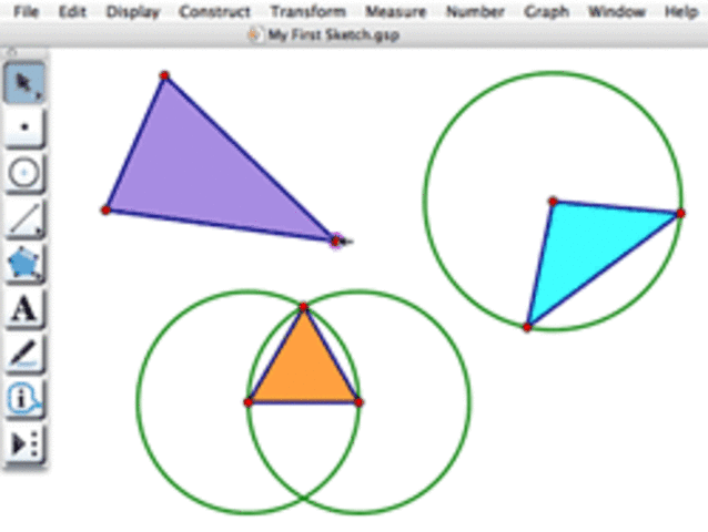 The Geometer's Sketchpad is used in classrooms to help students with their geometry skills (Ryan et. al., 2016, 203).