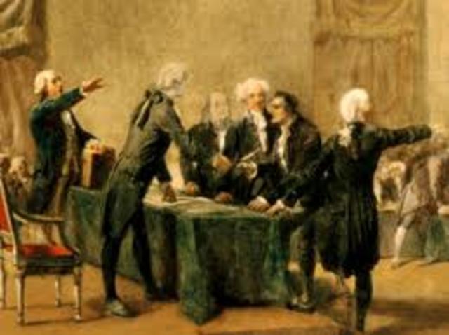 The first continental congress meeting
