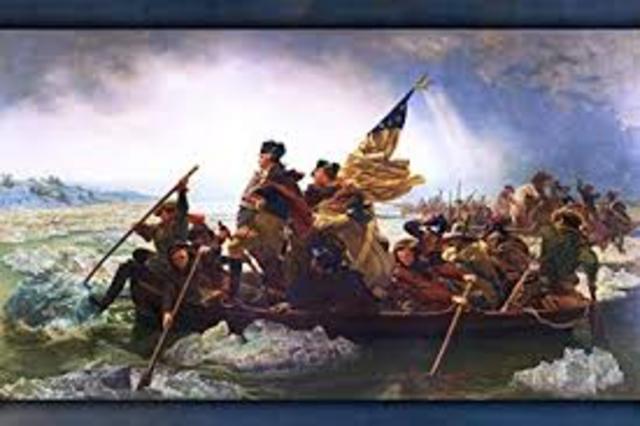 George Washington crosses the Delaware