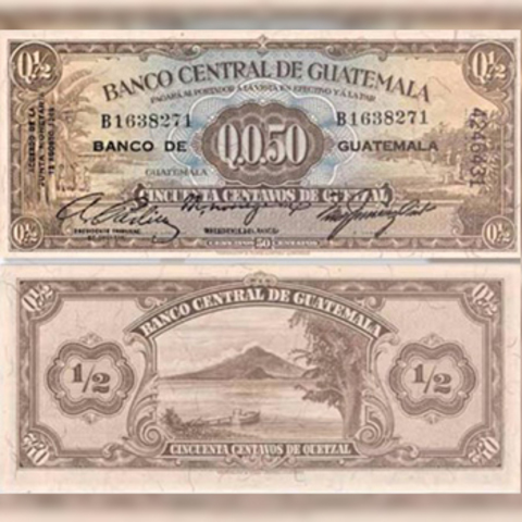 El primer billete de Guatemala