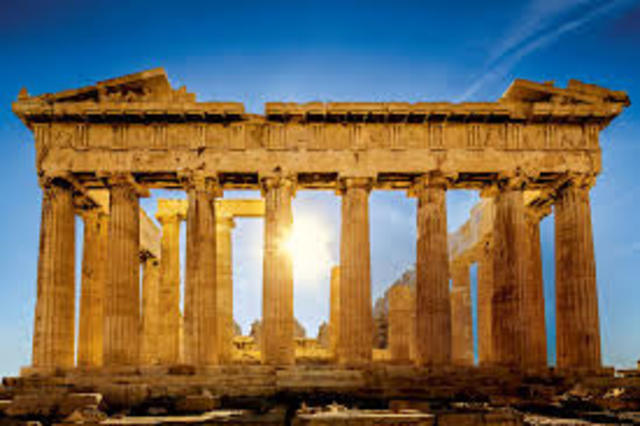 Reconstrucción del partenón por Pericles