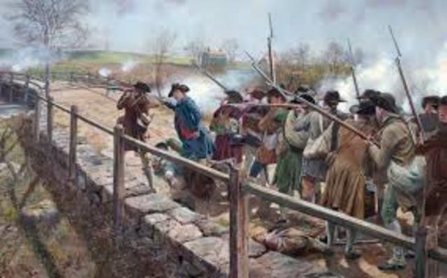 "The shot heard round the world"