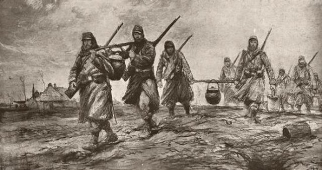 Abastecimiento y distribución en la guerra.