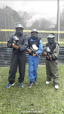 de salida con los amigos