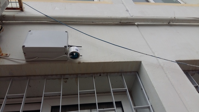 Τοποθέτηση μετρητή ατμοσφαιρικής ρύπανσης