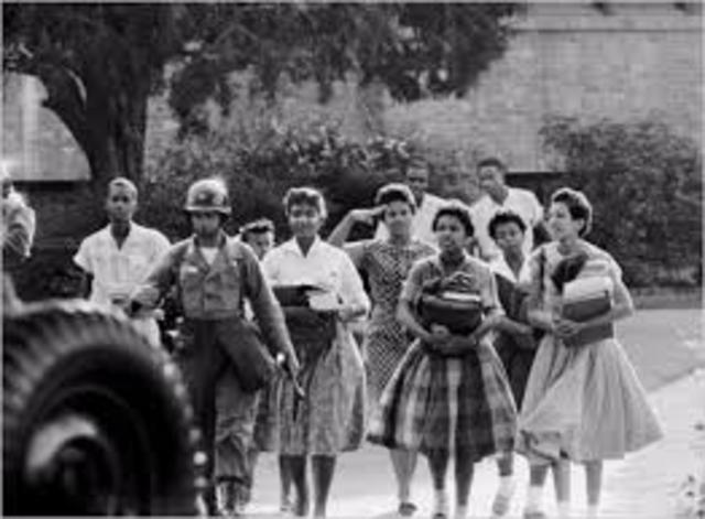 The Integration of Little Rock High School