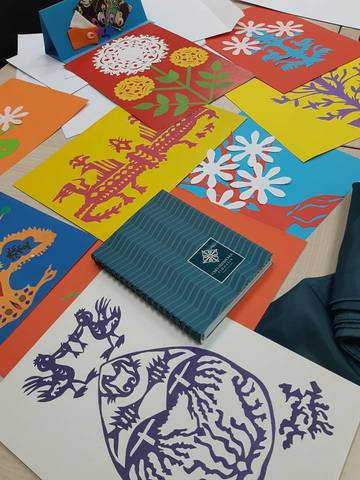 We tossed up and chose countries for poems exchange (St. Valentines Day)