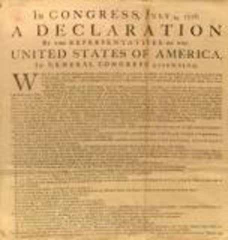 The Declaration of Independence is Adopted