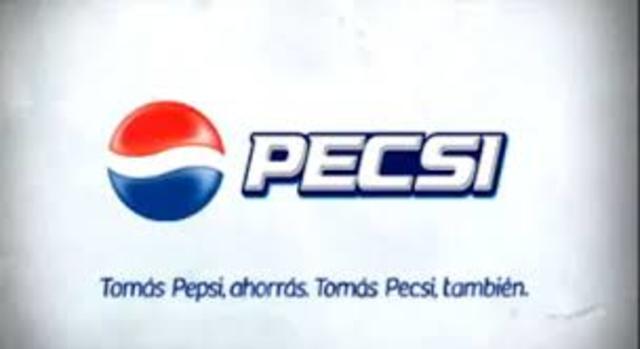 2009 Pepsi empezó a usar el nombre "Pecsi" en Argentina