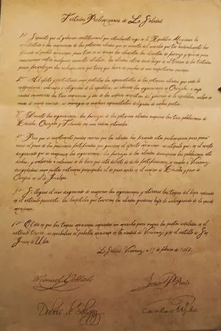 Reconocimiento del nuevo gobierno