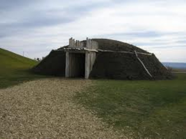 They discover earth lodges