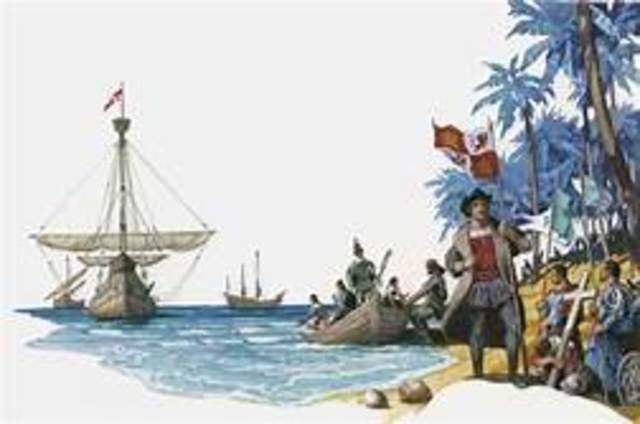 Descubrimiento de América con Cristóbal Colón