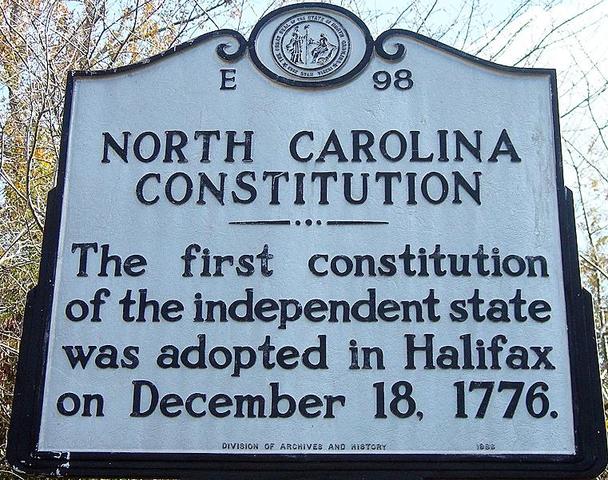 1776 North Carolina Constitution