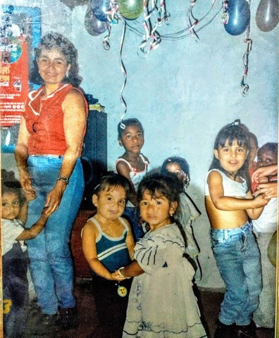 Mis hermanas en mi cumpleaños