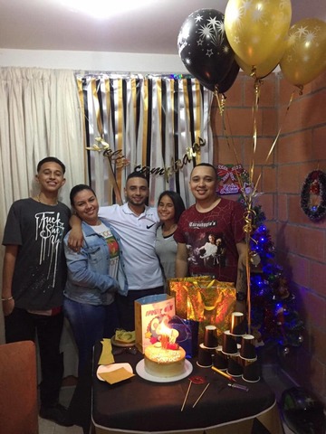 En el cumpleaños de mi hermano