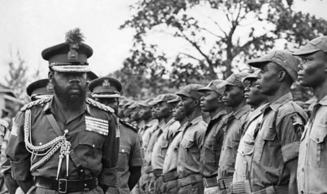 The Nigerian civil war of Africa
