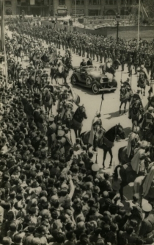 Visita de Franco a Barcelona en 1947.