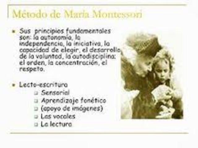 MARIA MONTESSORI