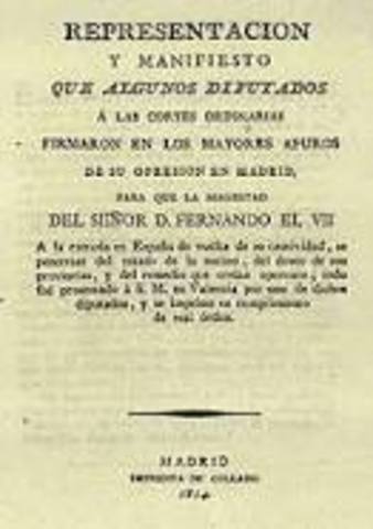 MANIFIESTO DE LOS PERSAS