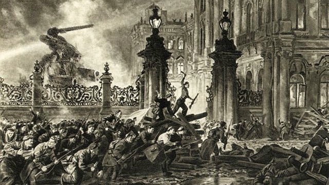 Asalto el Palacio de Invierno (Revolución de octubre)