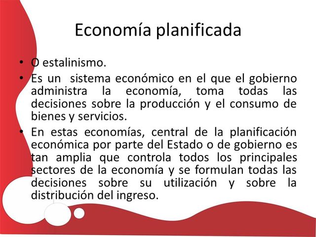 ECONOMÍA ESTATAL PLANIFICADA