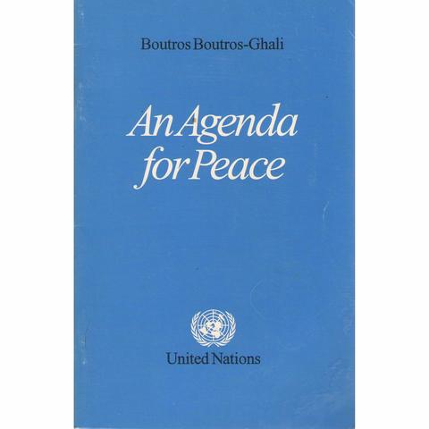SG-ONU: "Agenda pour la Paix"