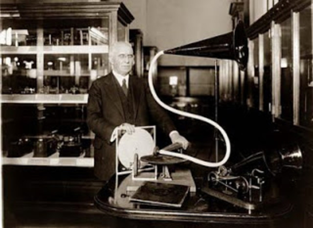 El gramófono por Emile Berliner