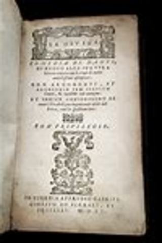 Dante scrive la Divina Commedia