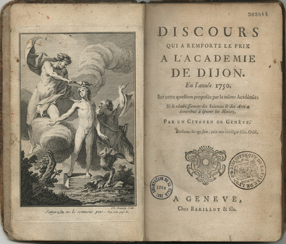 Escribe el discurso sobre la ciencia y las artes