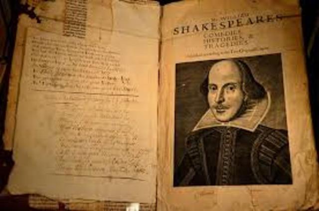 Shakespeare's plays are first presented.