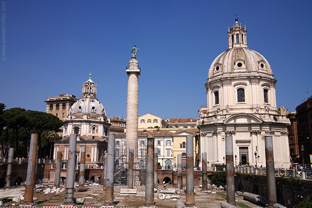 Forum of Trajan? don't know when it was built