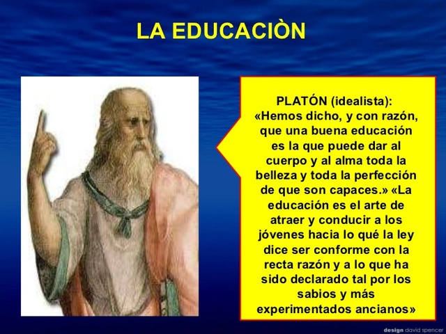 Concepción idealista de la educación