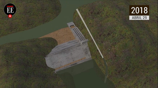 Taponamiento tuneles y represamiento del embalse