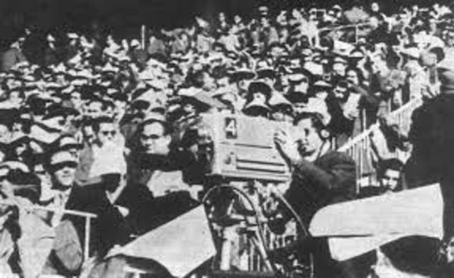 primer copa mundial trasmtido por television