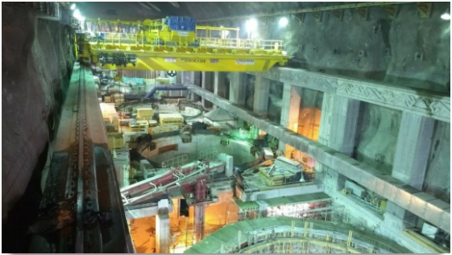 Inundación casa de maquinas