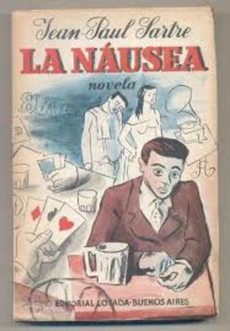 Se publica la novela "La náusea"