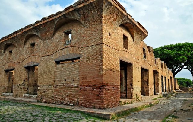 Insula house in ancient Roman