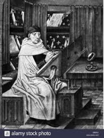 Comienza la desaparición de la educación monástica.