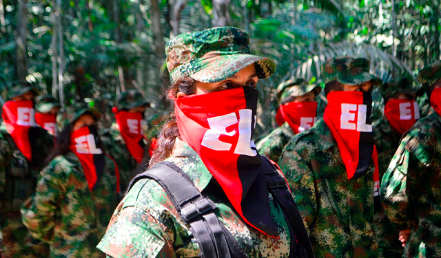 marchan por primera vez los guerrilleros del ELN