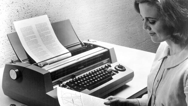 The Typewriter With Magnetic Tape
