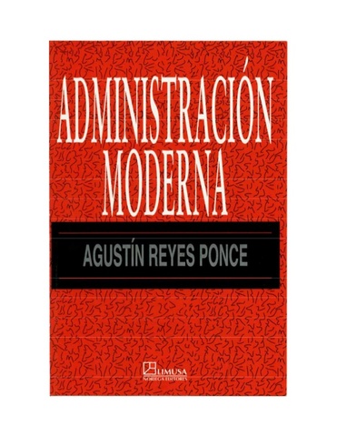 ADMINISTRACION SEGUN REYES PONCE