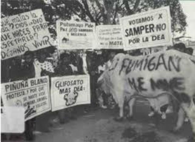 1996 MARCHA DE CAMPESINOS COCALEROS