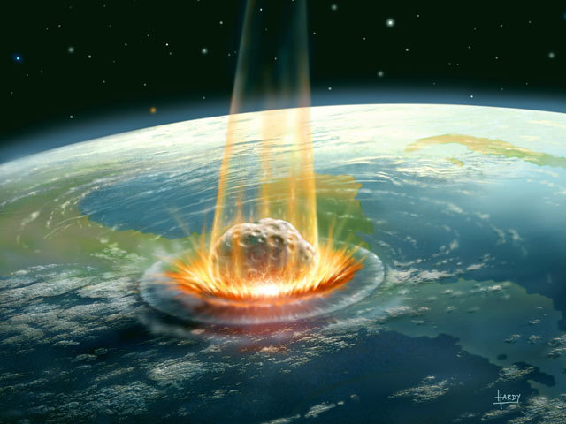 Asteroid size of Everest hits earth, 65 million years ago