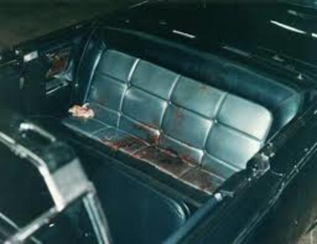 JFK limousine after assassination