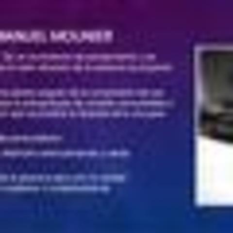 EMMANUEL MOUNIER, PERSONALISTA.