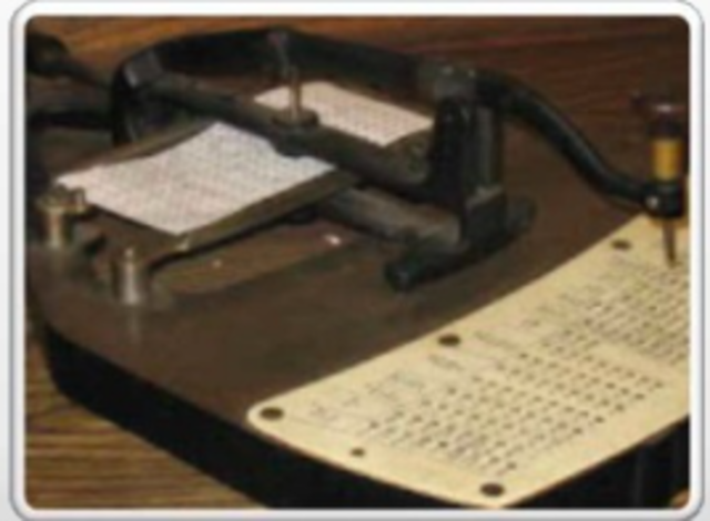 Espacio de Almacenamiento virtual (TARJETA PERFORADA)