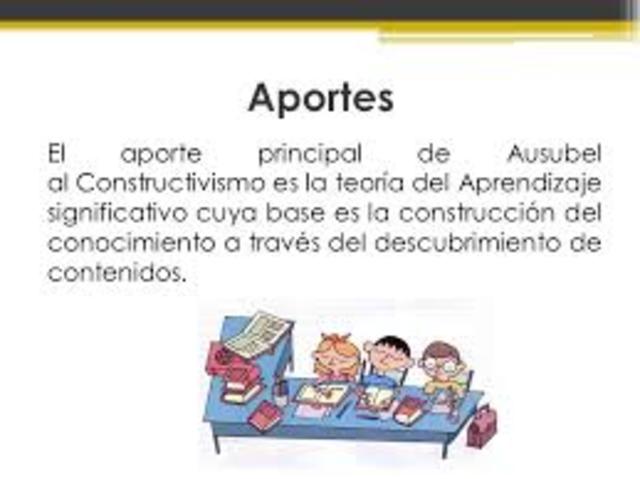 DAVID PAUL AUSUBEL (Psicología Constructivistas)