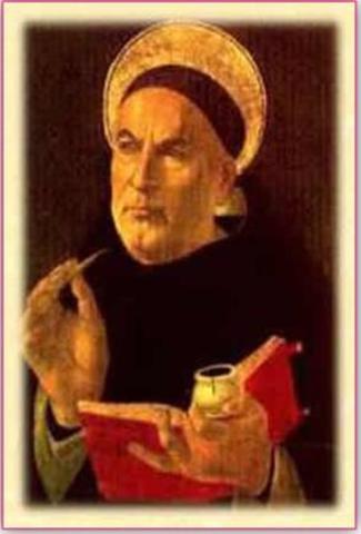 EDAD MEDIA:SANTO TOMAS DE AQUINO 1225-1274