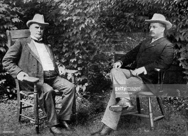 Named President when McKinley is assassinated