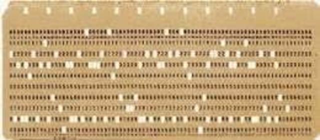 PRIMERA TARJETA PERFORADORA